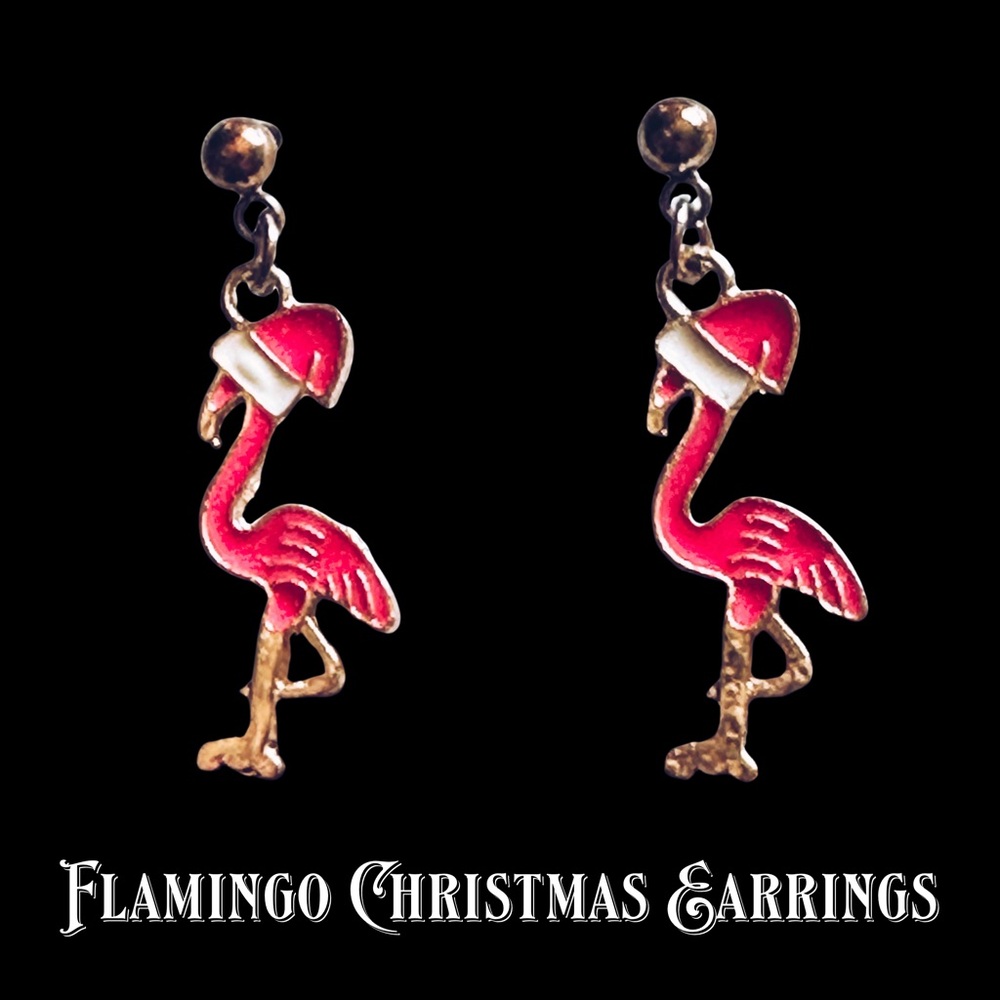 Pink Flamingo Earrings